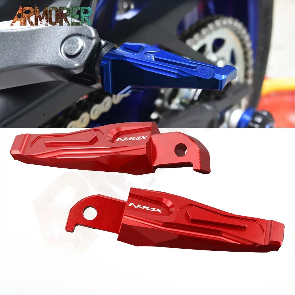 

Аксессуары для мотоциклов, подножки для заднего пассажира с ЧПУ для YAMAHA NMAX155 nmax 155 NMAX 125 2015-2017 2018 2019 2020 2021