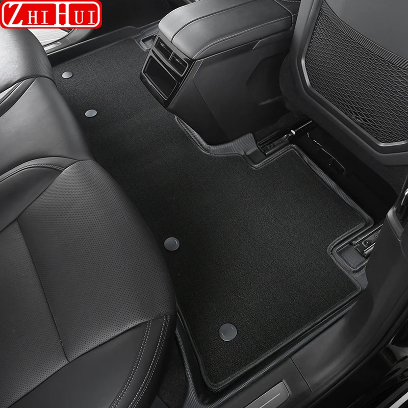 For Zeekr 001 2024 2021-2023 Car Styling Floor Mats Double Layer Carpet TPE Foot Pad Trunk Mat Backrest Mat Auto Accessories