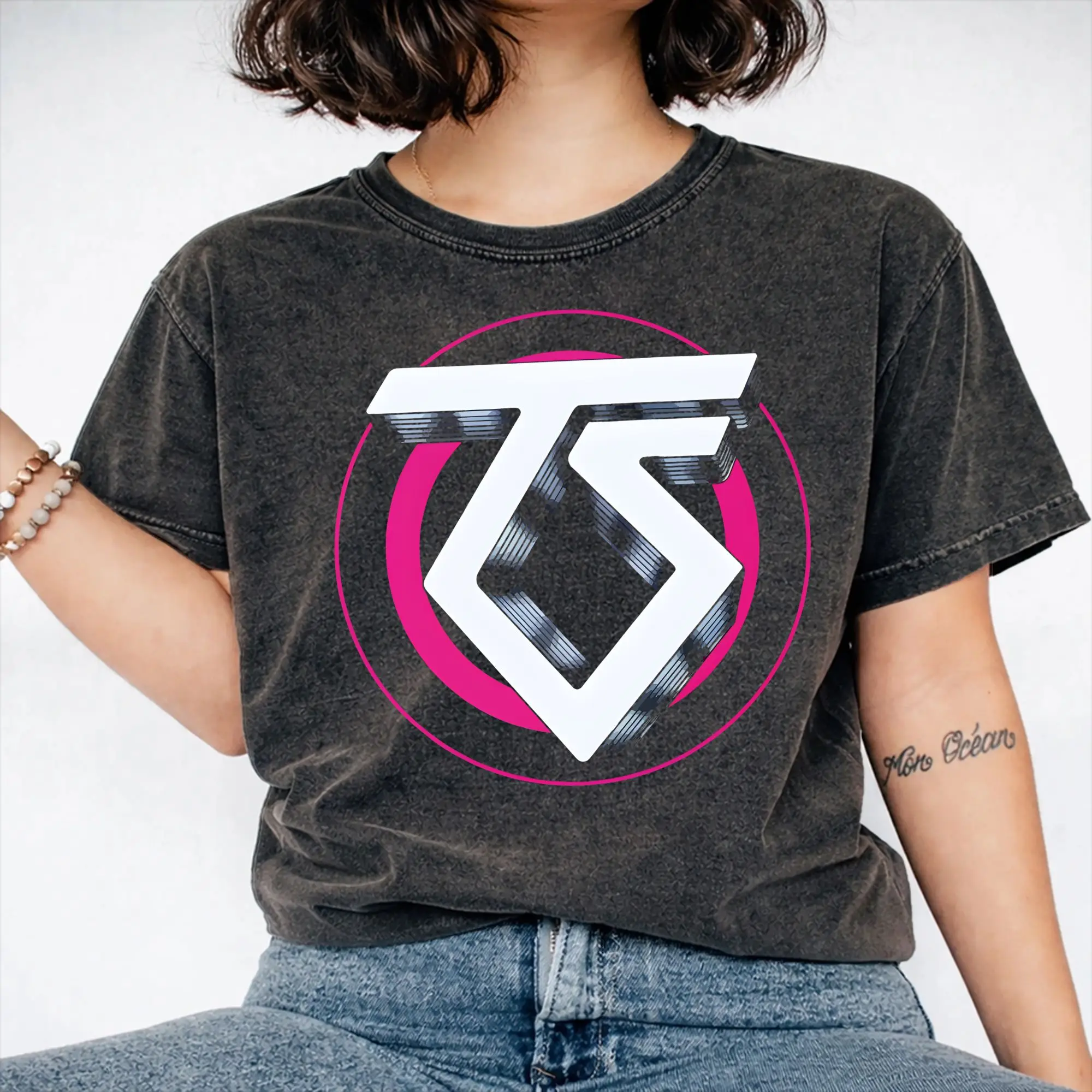 Twisted Sisters metal band T Shirt Hip Hop Washed Short Sleeve Oversize T-Shirts  Fashion Men Women Streetwear Printed Tees