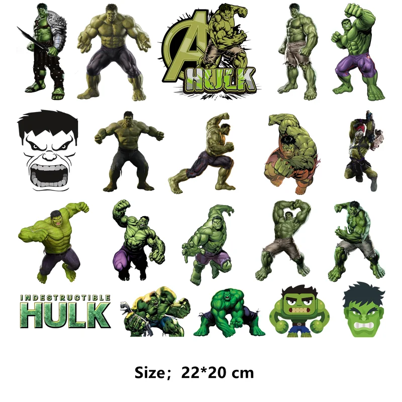 Super Hero Robert Bruce Banner Hulk Clothing patches Sticker on clothes Ironing applications