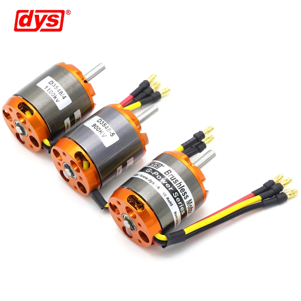 DYS D3548 790KV 900KV 1100KV 3-5S 5mm wał bezszczotkowy silnik do multicopterów Multirotor dron FPV Quadcopter Model RC