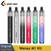 New Color GeekVape Wenax M1 Kit 800mAh Battery Vape Fit 0.8ohm Pod Cartridge 2ML Empty Capacity E Cigarette MTL Vaporizer