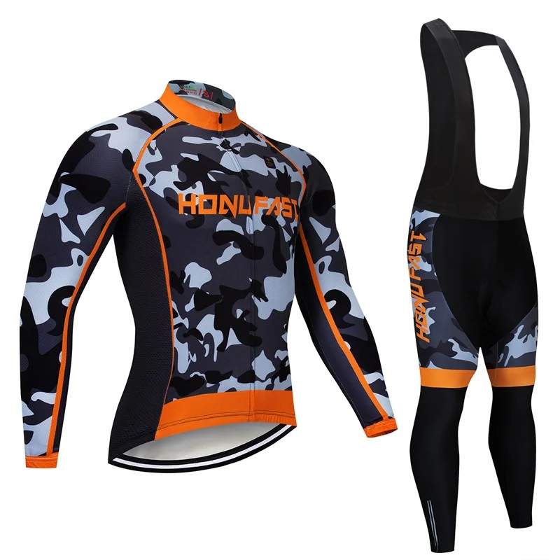 

Men Long Sleeve Bicycle Cycling Sets Anti-sweat Ridng Clothing Suits 3D Padding Cushion Sport Jerseys Customized/Wholesale