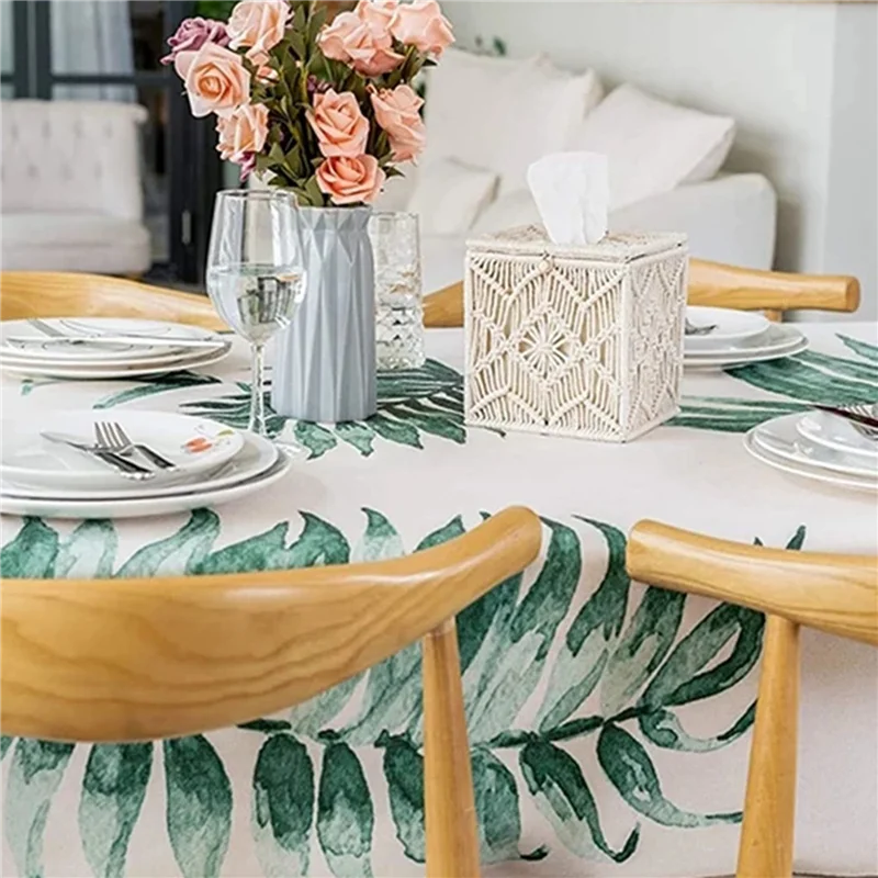 

ABMS-4X чехол для коробки для салфеток, декор в стиле бохо, квадратный держатель для бумажных салфеток с пряжкой из бисера, органайзер для салфеток в макраме, домашний декор