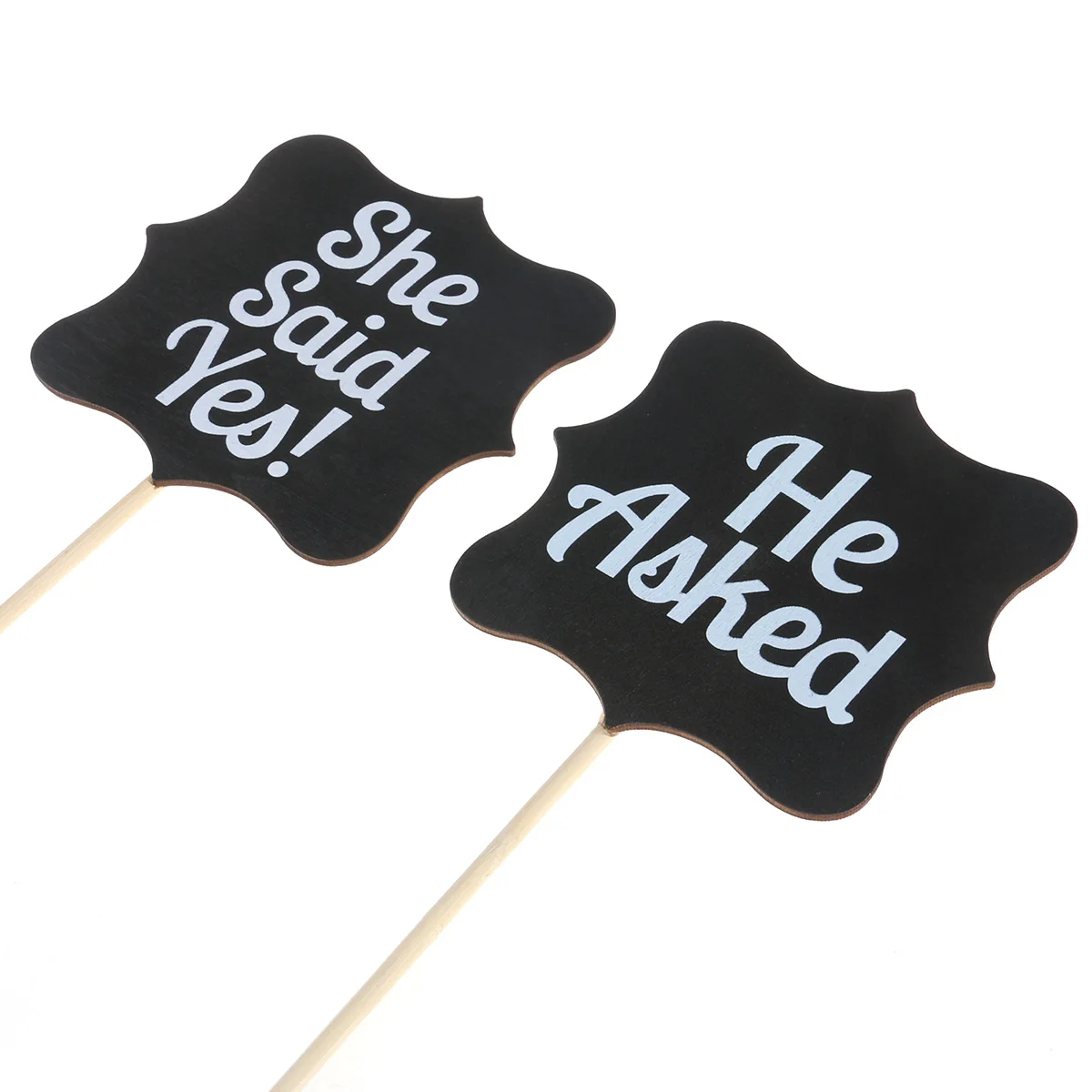 

Wooden Hand Holding Sign She Said Yes Wedding Plaque Decorations Bamboo Wood Sign for Weddings Handmade Item Special Day Gift