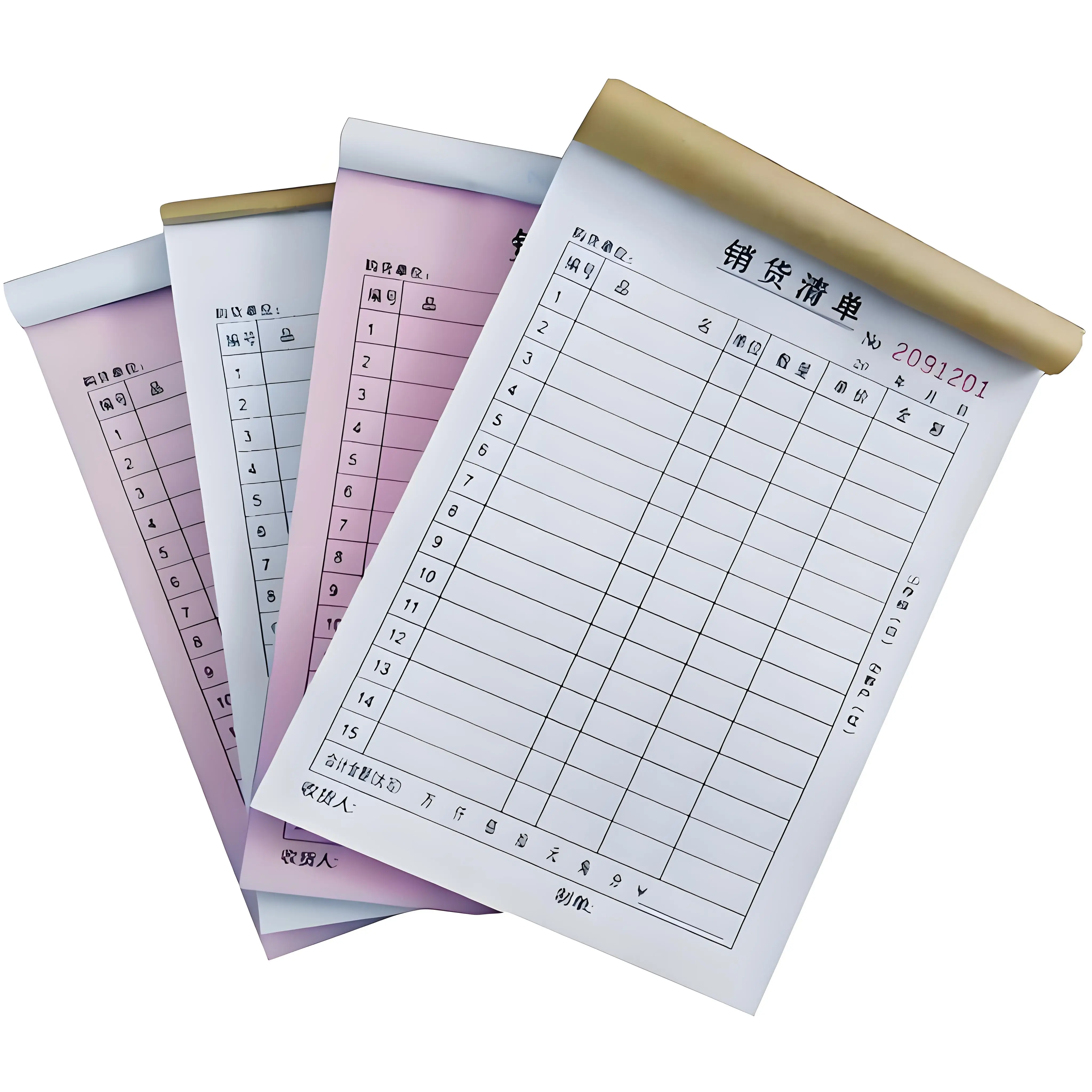 Custom print Size17.5X9.5cm delivery Invoice/Payment receipt ,Carbonless receipt invoice book Quote Books duplicate printing