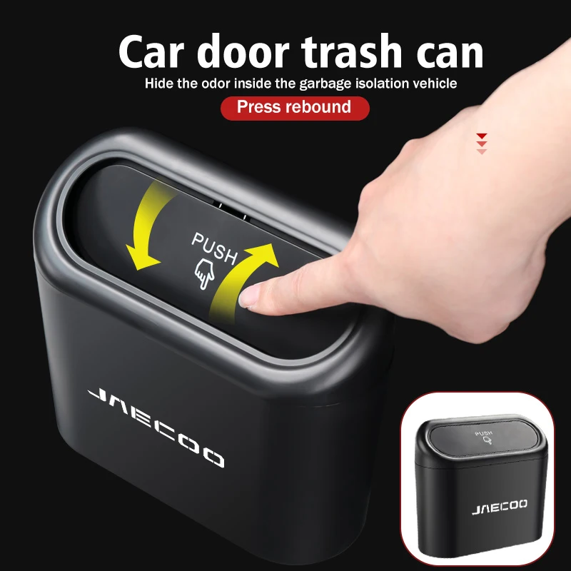 Lixeira para Carro, Caixa de Armazenamento Suspensa na Porta, Organizador de Lixo, Acessórios Automotivos para JAECOO J7 J8 Omoda C9 AWD