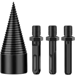 32/50mm Blackened Interchangeable Handle Chopping Drill Bit Electric Drill Electric Hammer Machine Tool Set for Breaking Wood