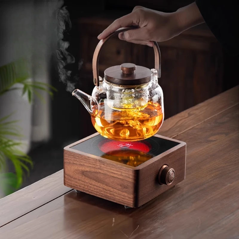 

Electric ceramic stove teapot set, high-end household steaming integrated tea brewer, surrounding stove tea stove