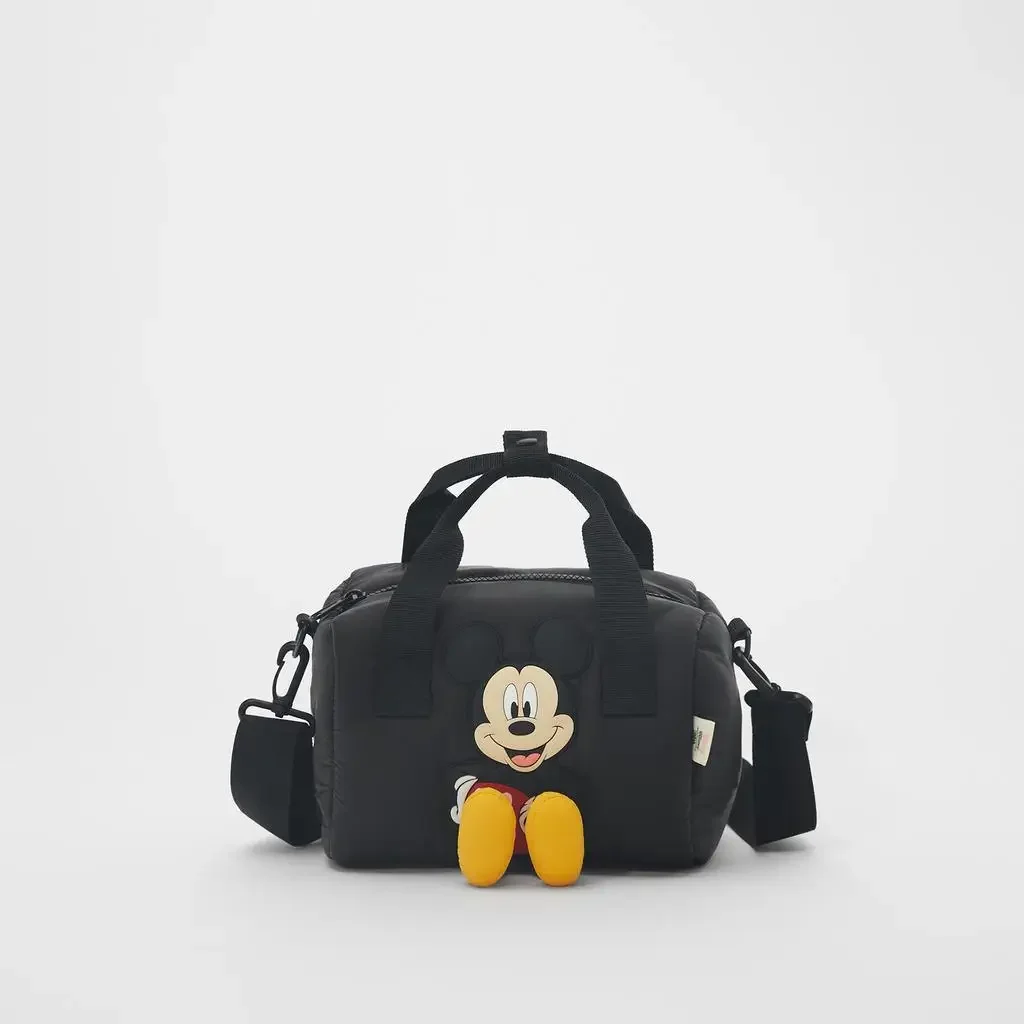 

Сумка для девочек Disney, Детская сумочка для хранения, мультяшный Боулинг с Микки Маусом