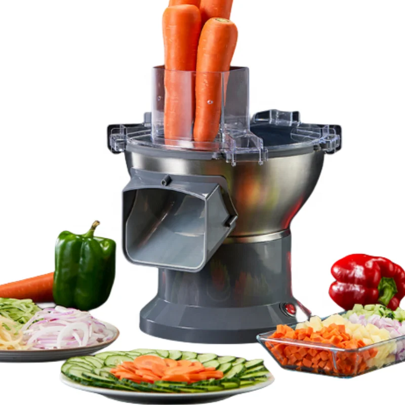 

Fruit and Vegetable Slicer Electric Stainless Steel Potato Onion Green Melon Carrot Slicing and Dicing Machine