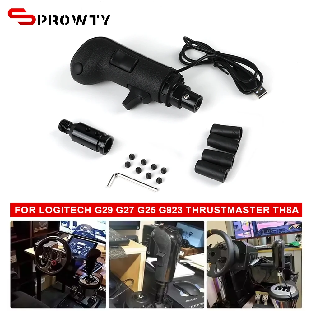 

SPROWTY PC USB Truck Simulator Shifter for Logitech G29, G27, G25 joysticks for ATS&ETS2 Euro Truck High Low Gear Simulator