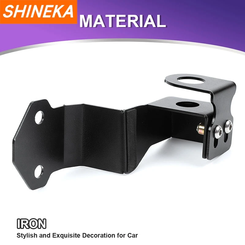 SHINEKA Car Antenna Bracket Stand Mount for Suzuki Jimny 2007-2017 Car Antennas Support Holder Exterior Accessories Black Iron