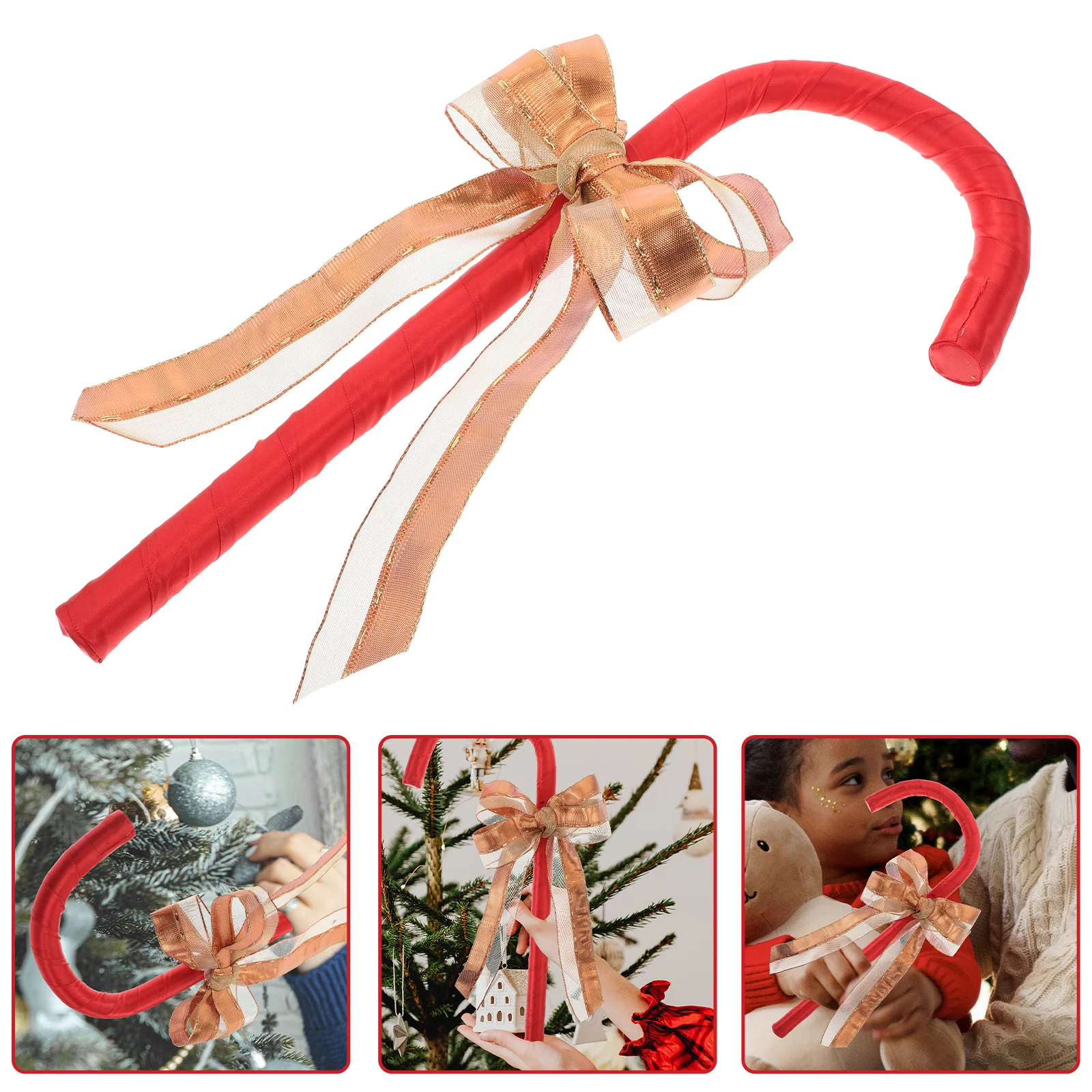 

Festival Dress Up Cosplay Elegant Bow Decorative Dance Cane Party Costume Accessory Stage Performance Cane Halloween Cosplay