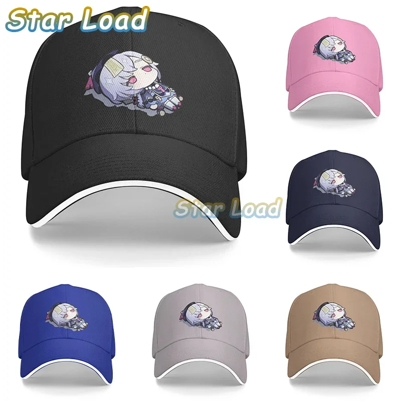 

Frozen back to the soul of the night 77 Baseball Caps Peaked Cap Genshin Impact Game Sun Shade Hats for Men