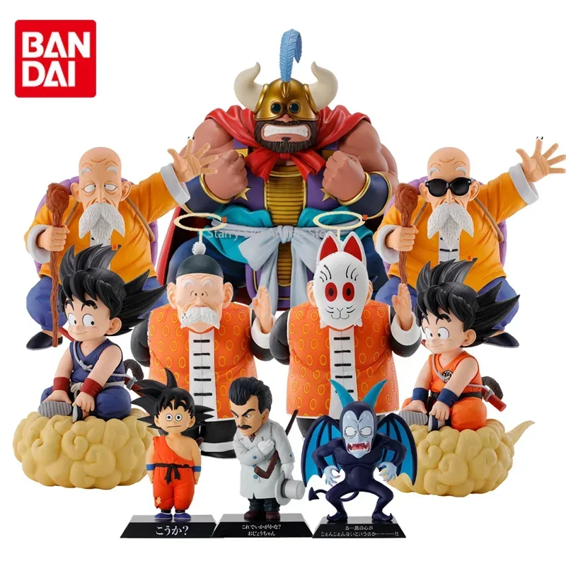 Bandai Original Ichiban KUJI Dragon Ball Z Master Roshi Son Gokuu Gyuumaou Anime Action Figure Toys for Boys Girls Kids Gifts