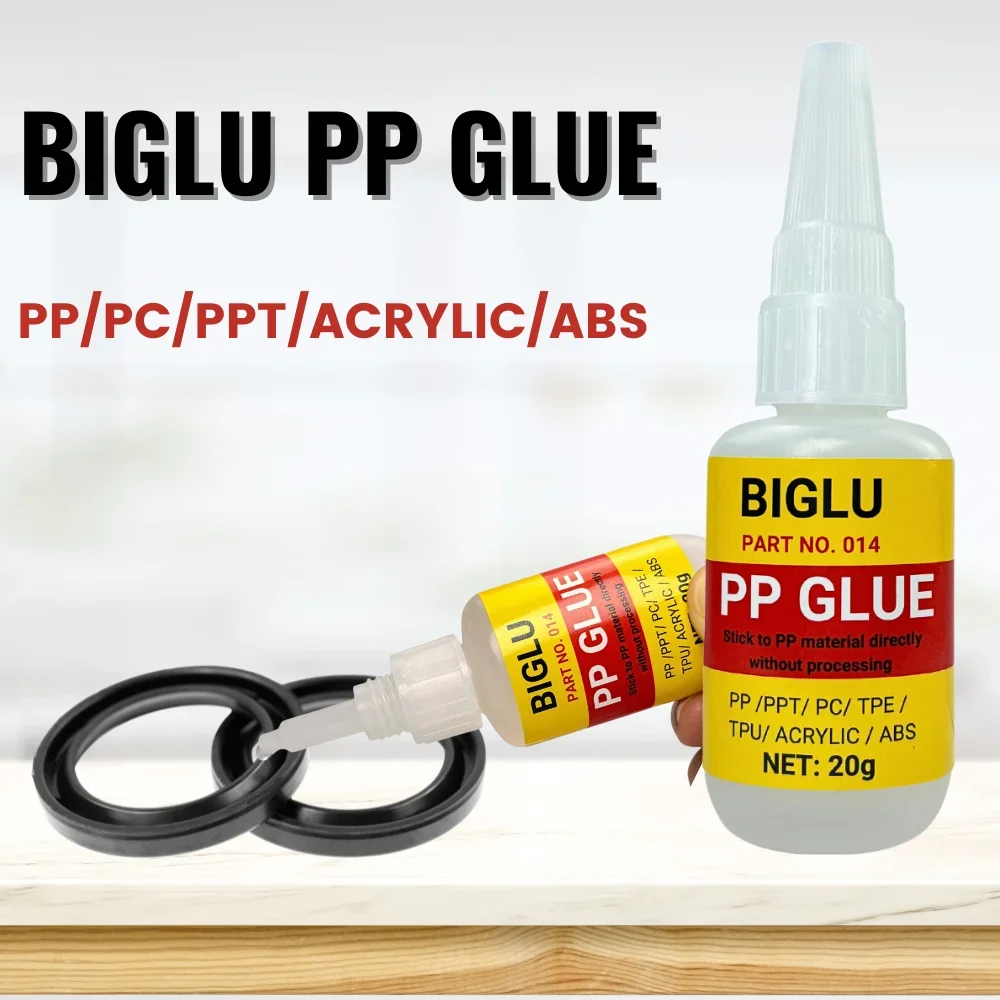 20G BIGLU PP Glue Stick To PP Material Directly Without Processing High Temperature Resistant Adhesive