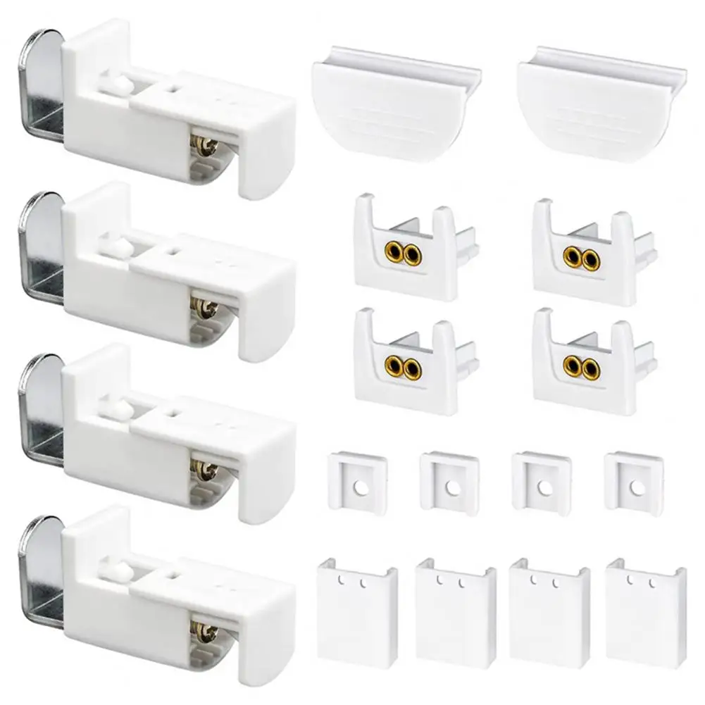 Curtain Supplies Curtain Accessories Set of 4 Curtain Fitting Clamps No Drilling Pleated Blind Support Replacement for Window