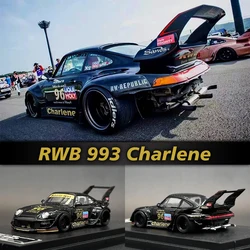 SW In Stock 1:64 RWB 993 Charlene Diecast Diorama Car Model Collection Miniature Street Warrior