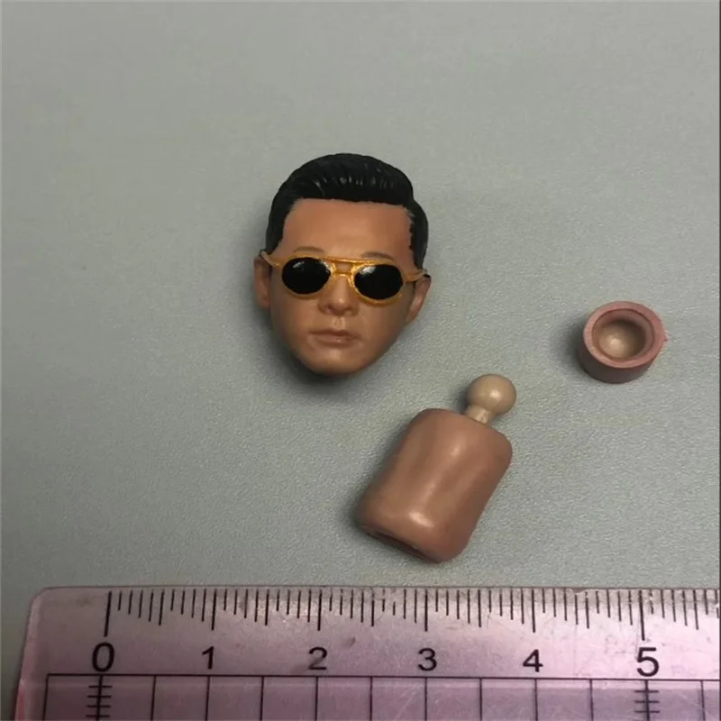 A Toys A002 1/12 Male Donnie Yen Head Carving Shoes Suits Set Crutch Knife Hand Shape Model Fit 6'' Action Figure Body In Stock