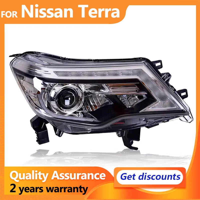 Car LED Headlight for Nissan Terra 2018-2023 LED Headlights DRL Dynamic Turn signal LED Lamp Projector Lens Автомобильные лампы