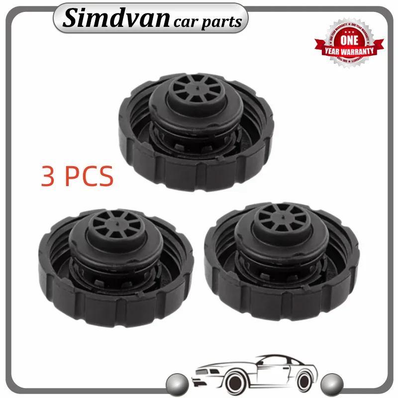 

3pcs Car Radiator Water Coolant Expansion Tank Cap 2105010615 2105010215 for Mercedes Benz W203 W204 W140 W215 W219 W209 W212