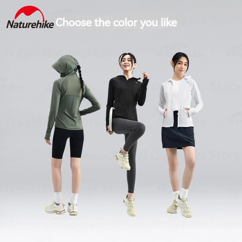 Naturehike Outdoor Women's Sun Protection Clothing Cycling Coat Summer Drive Jacket UPF100+ Ultralight Sportswear Fishing Hiking