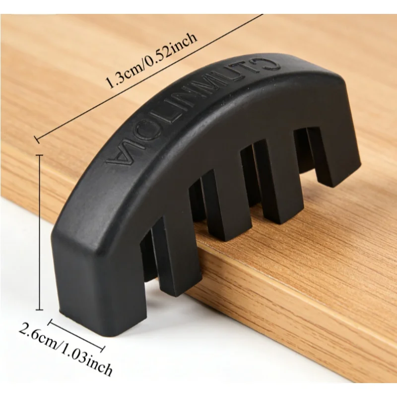 Portable Rubber Violin Mute Five-claw Structure Effective Anti-disturbance Silencer for Violin Practice Accessories