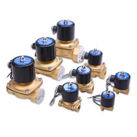 Brass Electric Solenoid Valve Pneumatic Valve for Water / Oil / Gas DN6 DN20 DN8 220V DC24V