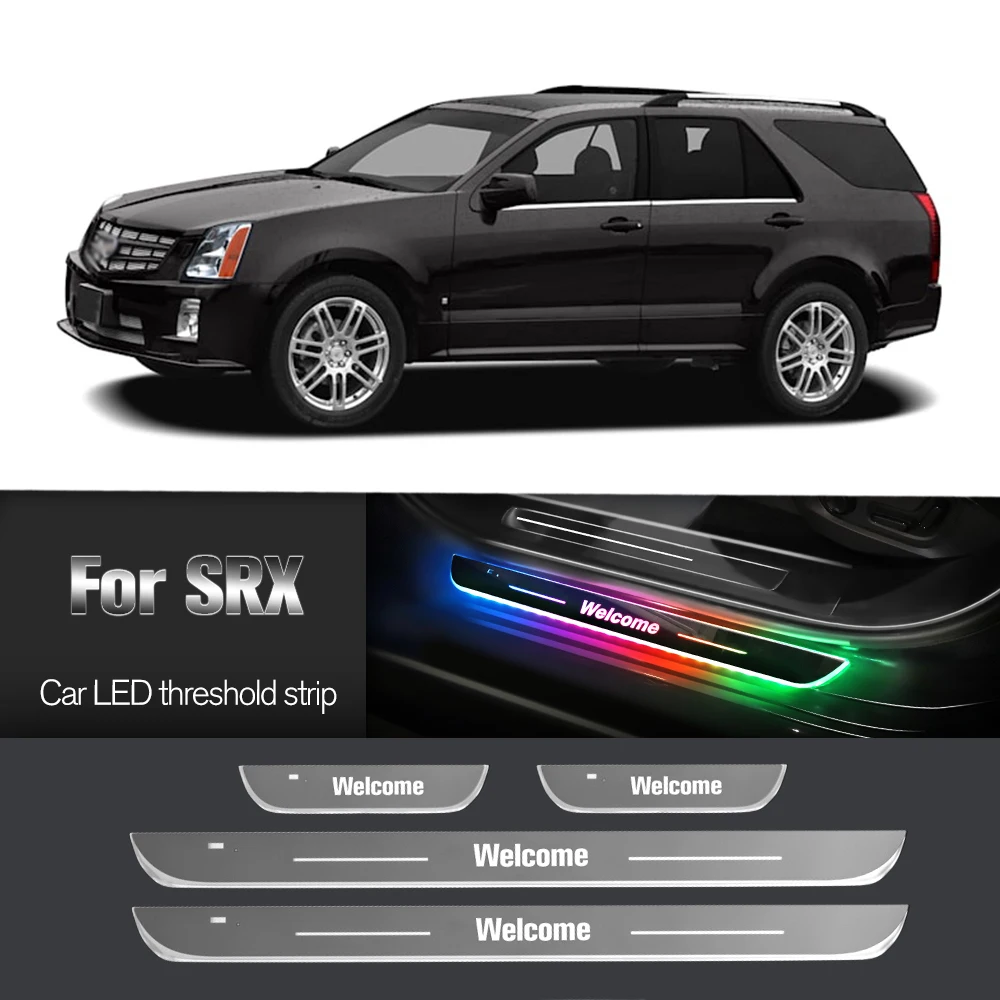 

Car Door Sill Light For Cadillac SRX 2003-2016 2006 2009 2011 2012 Customized Logo LED Welcome Threshold Pedal Lamp Accessories