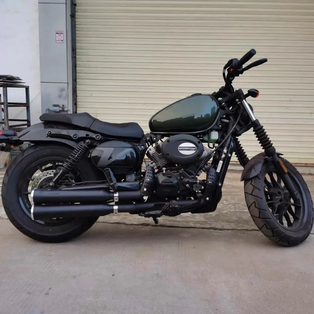 【Precise Fit】For HYOSUNG GV300s gv300s gvs300 300gvs motorcycle modified exhaust pipe retro straight row horseshoe sound