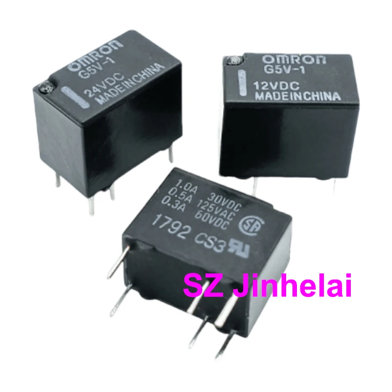 10pcs Omron Authentic Original Relays Micro Relay G5V-1 G5V-2 G5V-2-H1 5VDC 12VDC 24VDC