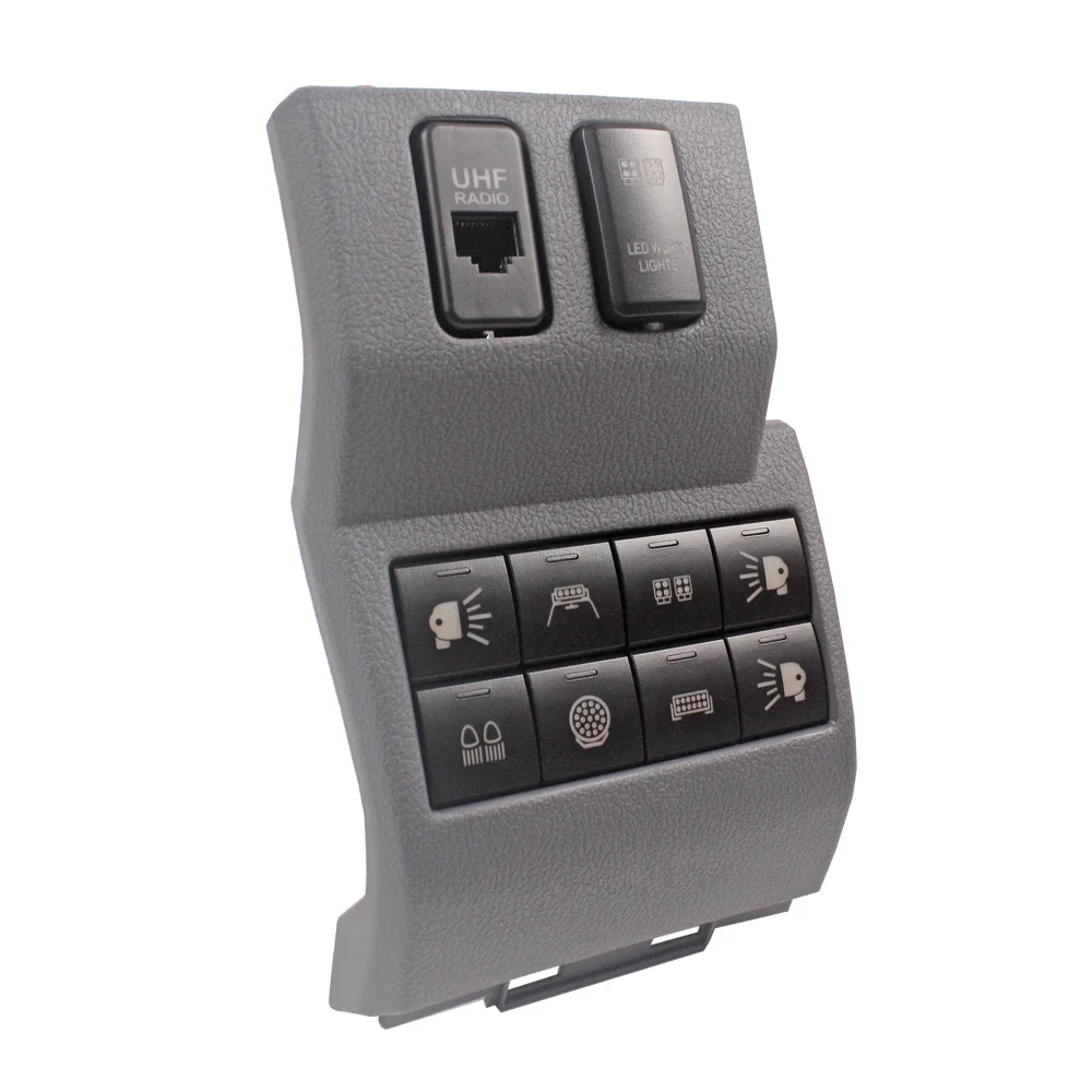 

RHD Driver Side Switch Fascia Panel Replacement for Toyota Land Cruiser 70 Seires LC70/76/77/79 Accessories