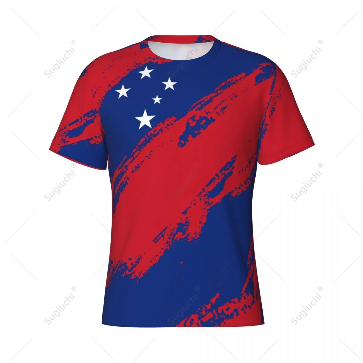 Custom Name Nunber Samoa Flag Color Men Tight Sports T-shirt Women Tees jersey For Soccer Football Fans