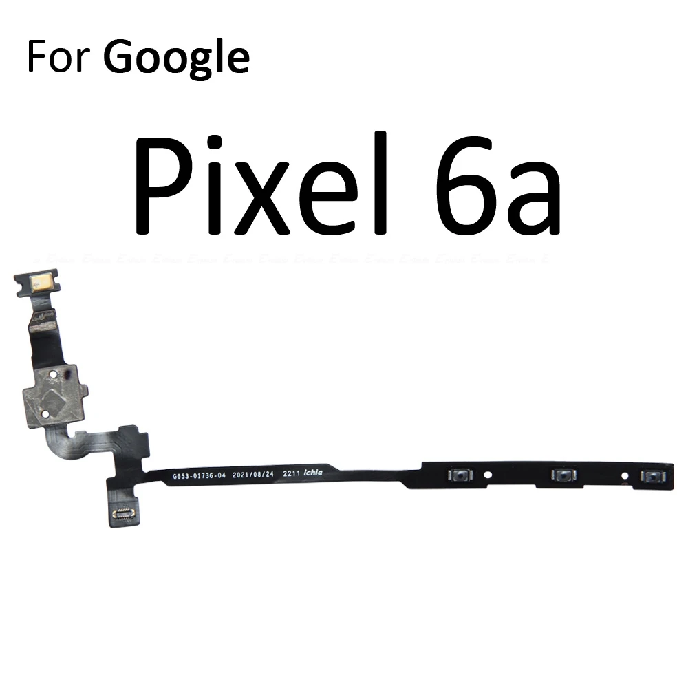 Power On Off Button Volume Switch Key Control Flex Cable Ribbon For Google Pixel 6 7 8 9 Pro XL 7a 6a 8a Repair Parts