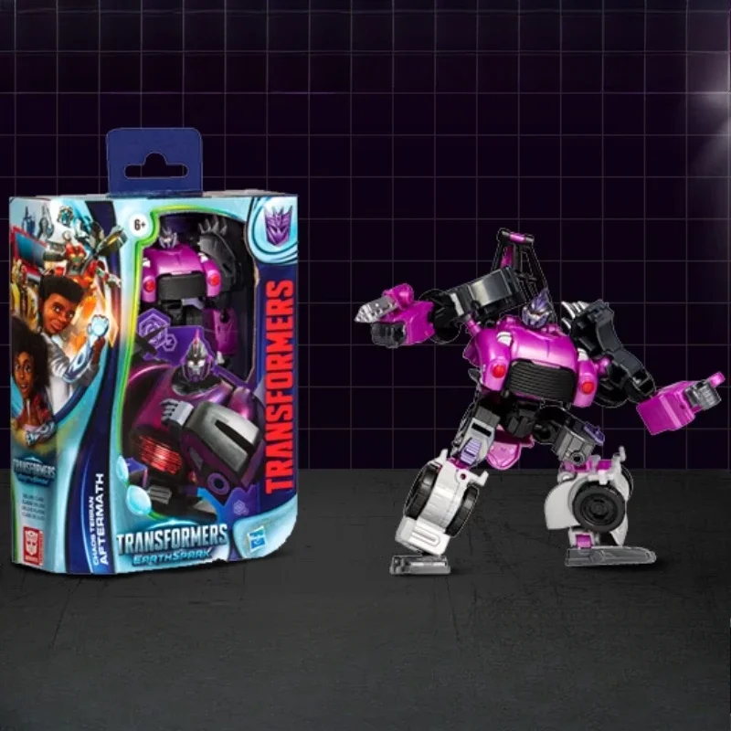 Hasbro Transformers genuinos Earthspark Deluxe Aftermath modelo figura de acción niño colección de regalos de cumpleaños y Navidad