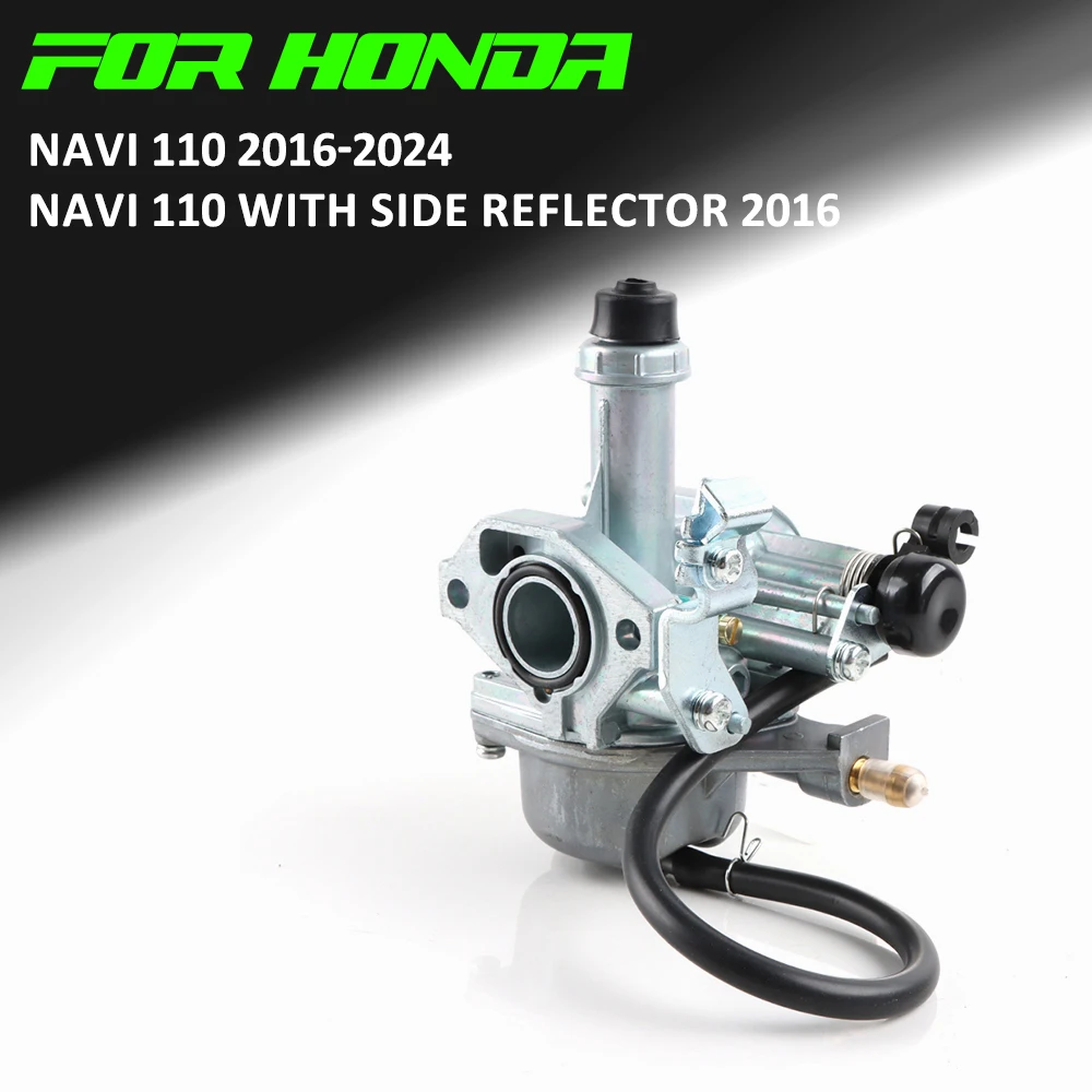 Carburetor 33 mm Compatible with Honda Navi110 2016-2024 honda NAVI 110 With side Reflector 2016 Motorcycle Carb Assy