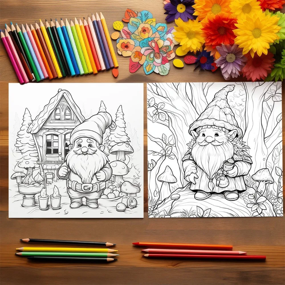 High Aesthetic Value Coloring Book For Adults Relaxing Stress Relief Painting And Creative Coloring Art Book