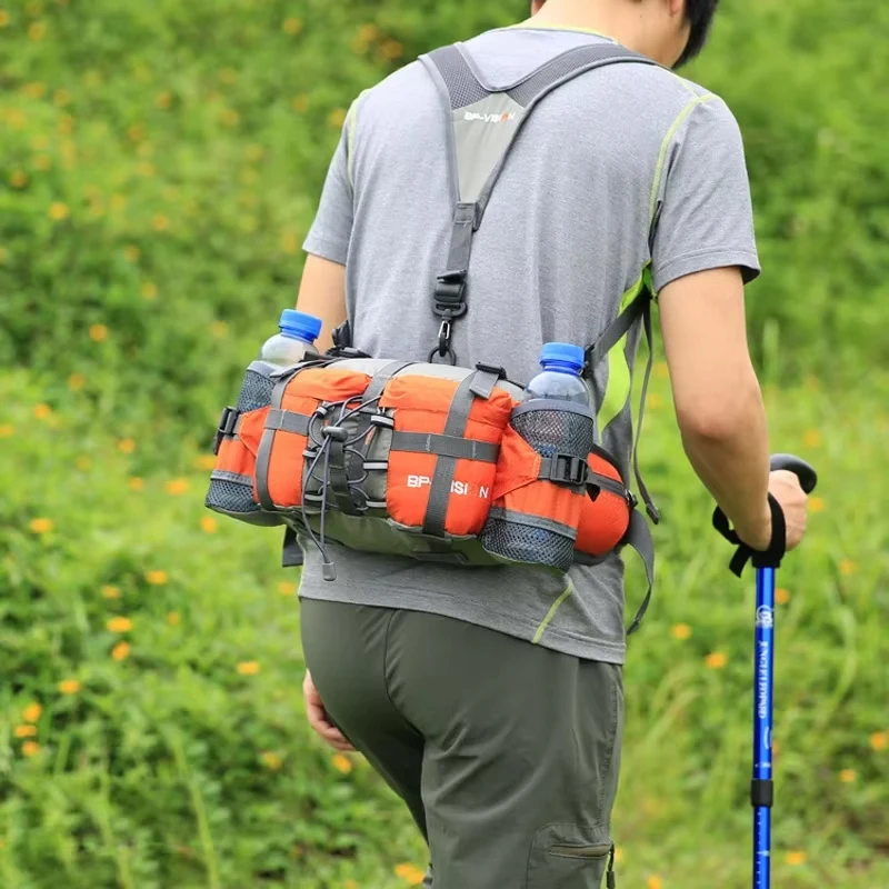Outdoor Hiking Strap Camping Accessori Breathable Nylon Strap for Running Ergonomics Back Polyamide Adjustable Buckles