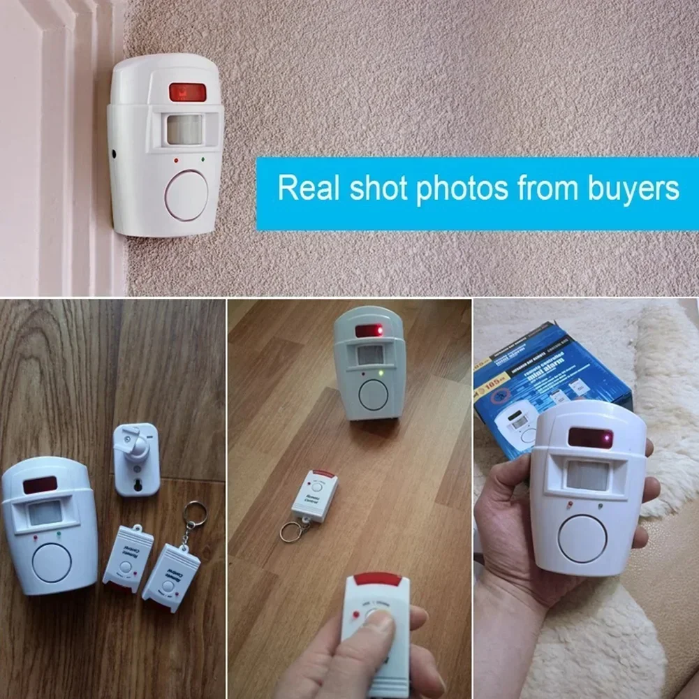 جهاز استشعار الحركة اللاسلكي ، جهاز أمن منزلي ، يعمل بالبطارية ، تنبيه بير ، مستشعر الأشعة تحت الحمراء ، إنذار للباب ، السقيفة ، المرآب ، القافلة