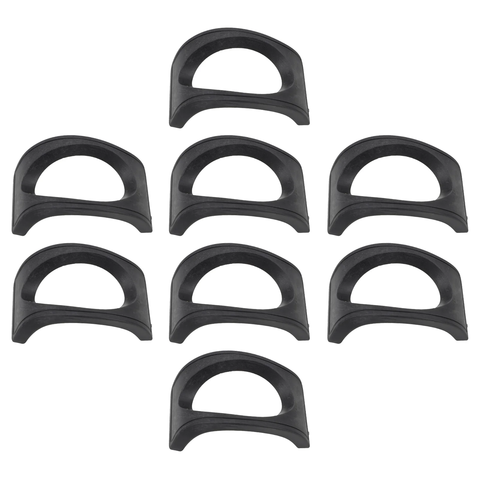 

8Pcs Durable Resin Ocarina Holder Groove Design Stable Support Portable Anti-Slip 6-Hole Musical Instrument Stand Holder