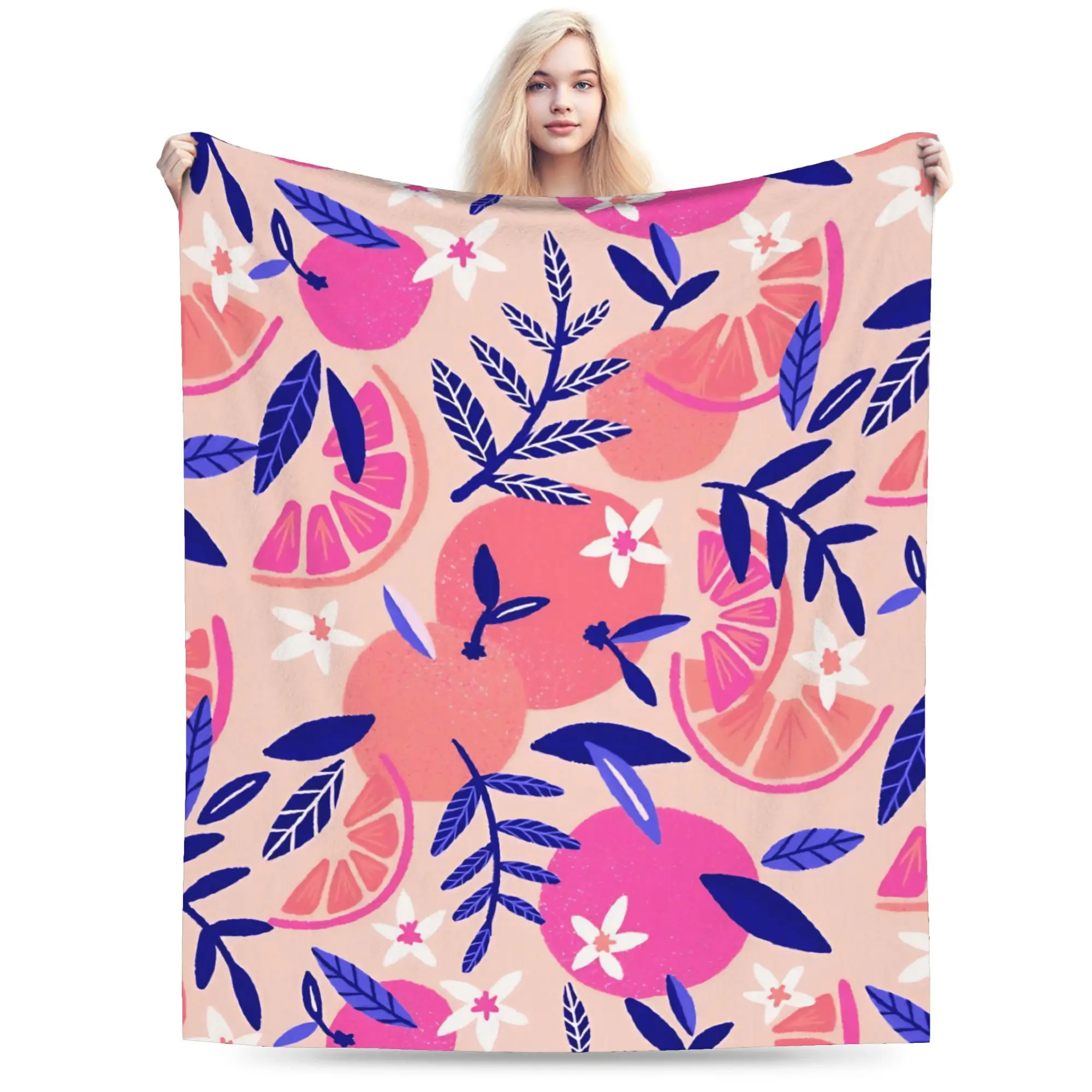 Super Soft Blanket Kids Adult Travel Vintage Poppy  Throw Blanket  Flannel Bedspread For Couch Bed Novelty Sofa Bed Cover