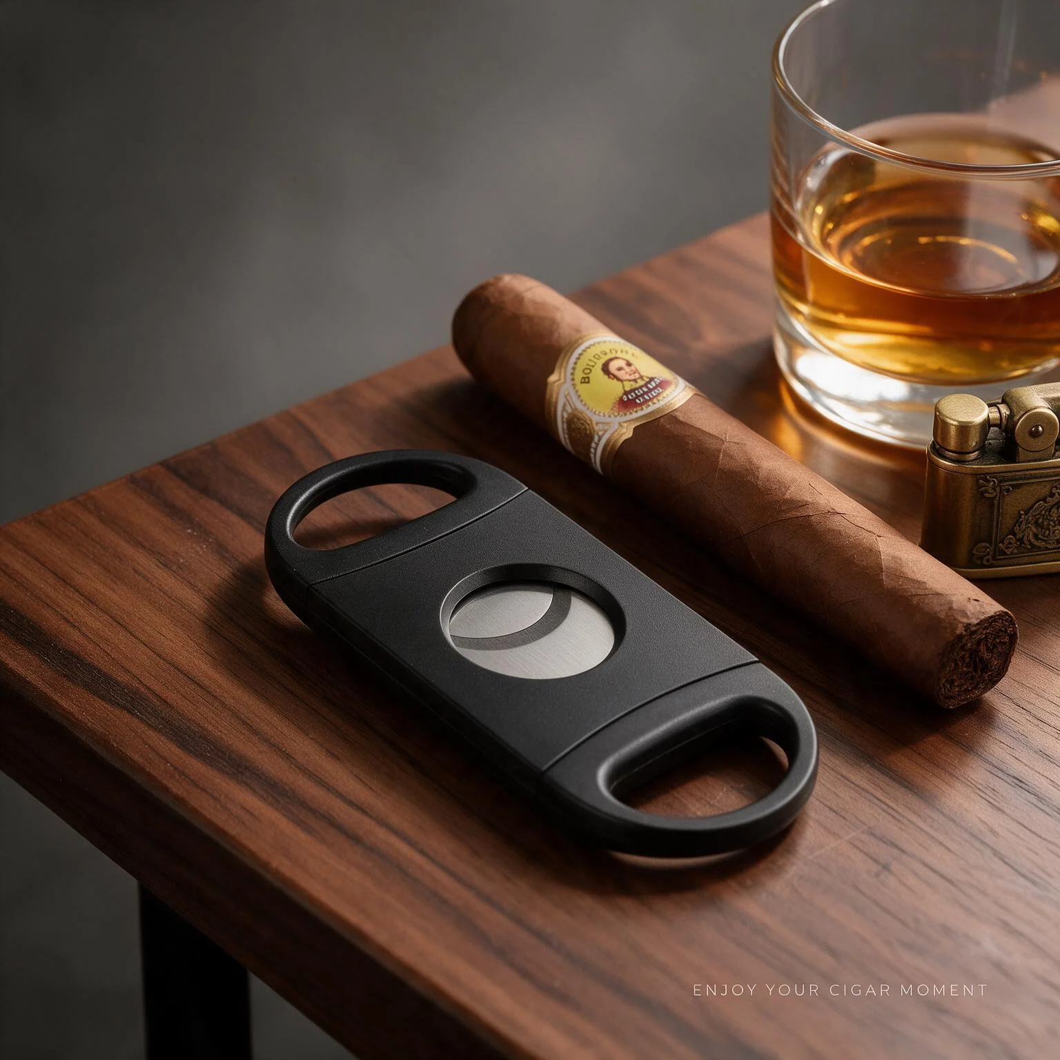 1pc Minimalist Double Blade Metal Cigar Scissors Sharp Durable Built in Cigar Punch for Home Party Outdoor Tasting for Cigar Lovers Cuban Cigar Smoking Accessories