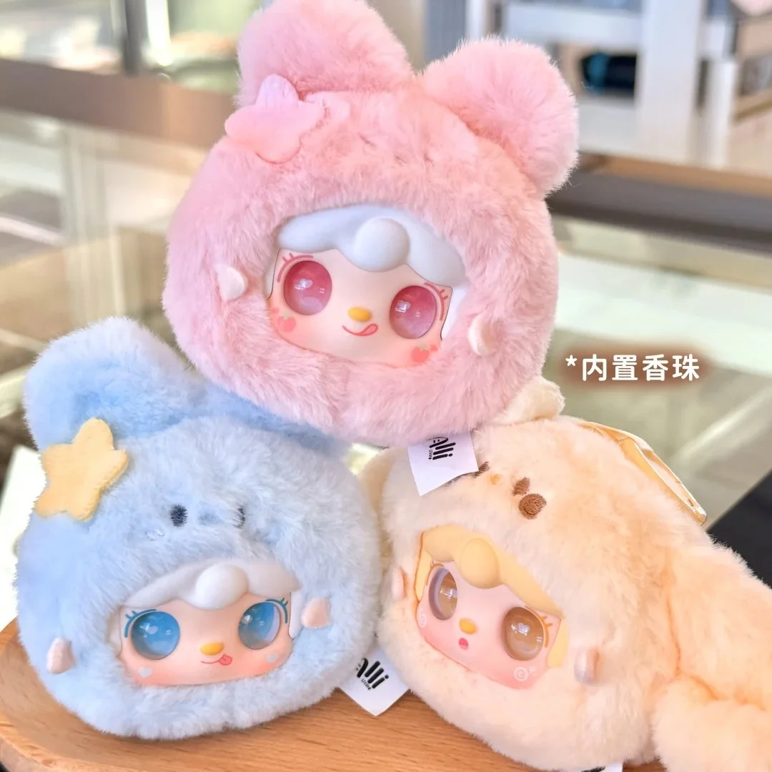 

Genuine Yooki V12 Cute Rabbit Series Blind Box Vinyl Plush Doll Kawaii Bag Pendant Decoration Mini Doll Girl Birthday Gift