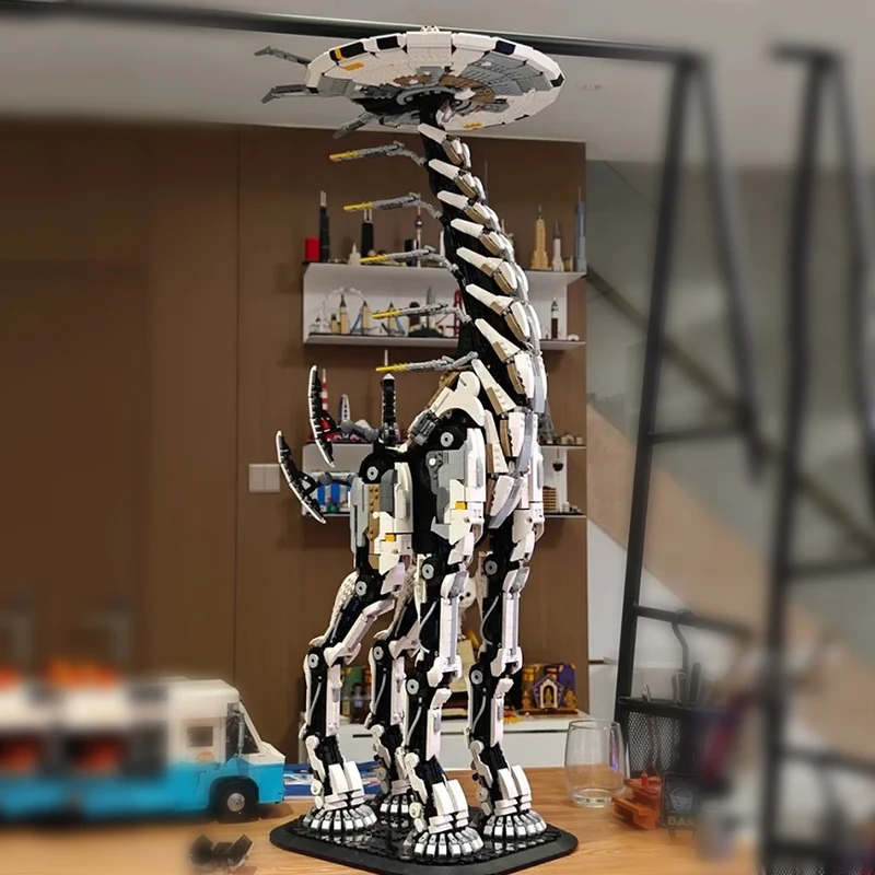 7401 قطعة MOC الأفق صفر الفجر Tallneck اللبنات نسخة ضخمة الزرافة نموذج الطوب جمع اللعب هدية للبالغين والأطفال