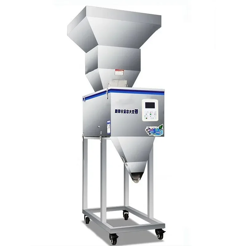 20-3000g/50-5000g Double Vibrators Food Automatic Weighing Racking Machine Granular Materia Packing Machine Filling Machine