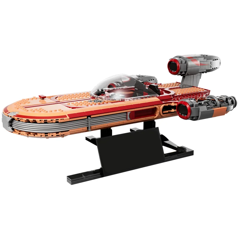 

1890pcs MOC New Product Popular Movie (star Battle) Luke Skywalker's Landspeeder Toys BirthdayGift MilitaryTechnic Airship