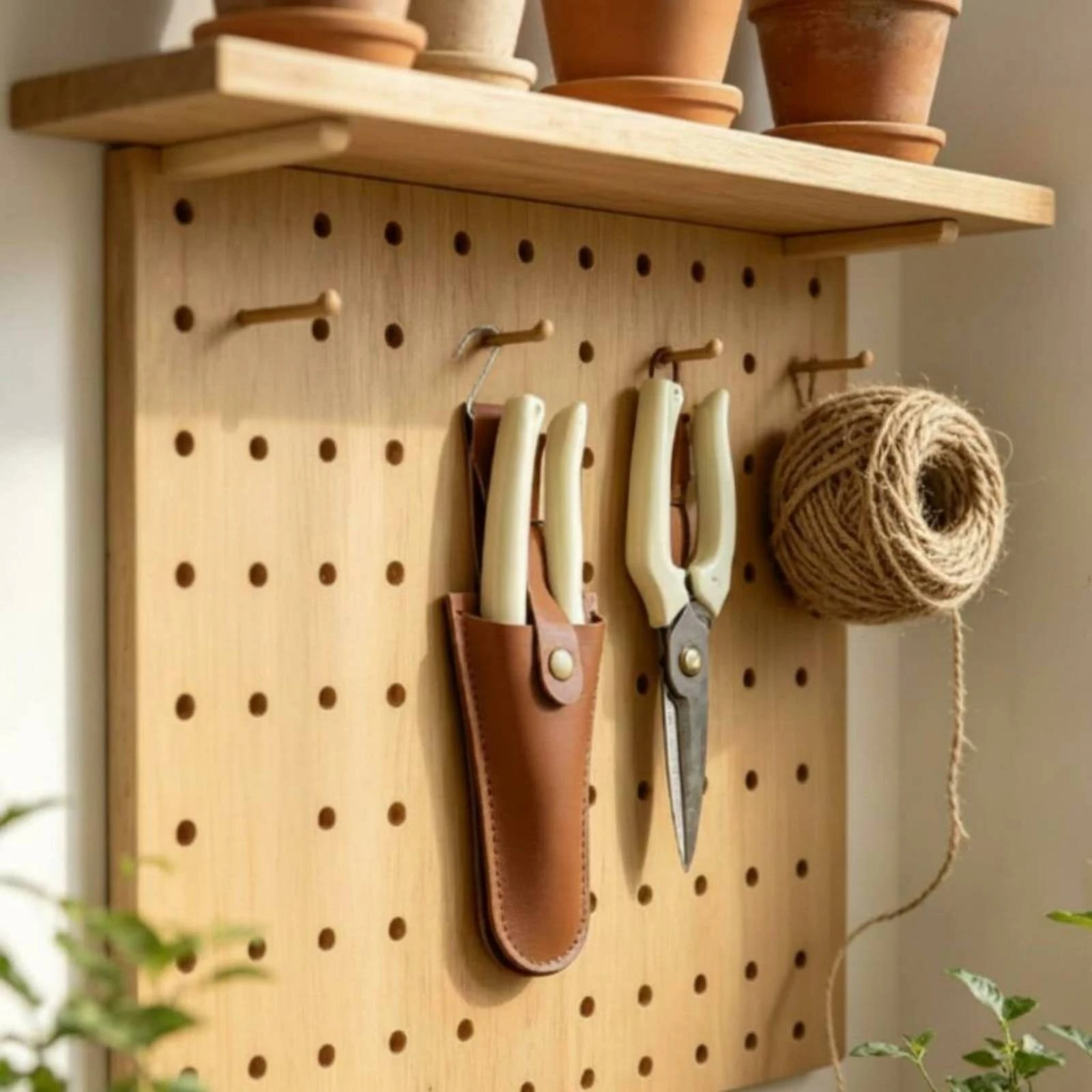 Garden Pruner Sheath Portable Leather Pruner Sheath Garden Shear Case Guarding Leather Tool Pouch Belt Loop for Gardening