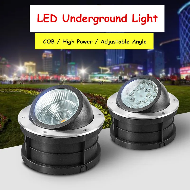 

Polarized Underground Light Outdoor Waterproof Buried Lights Spotlights Ground Embedded Villa Garden Landscape Lawn Ground Light