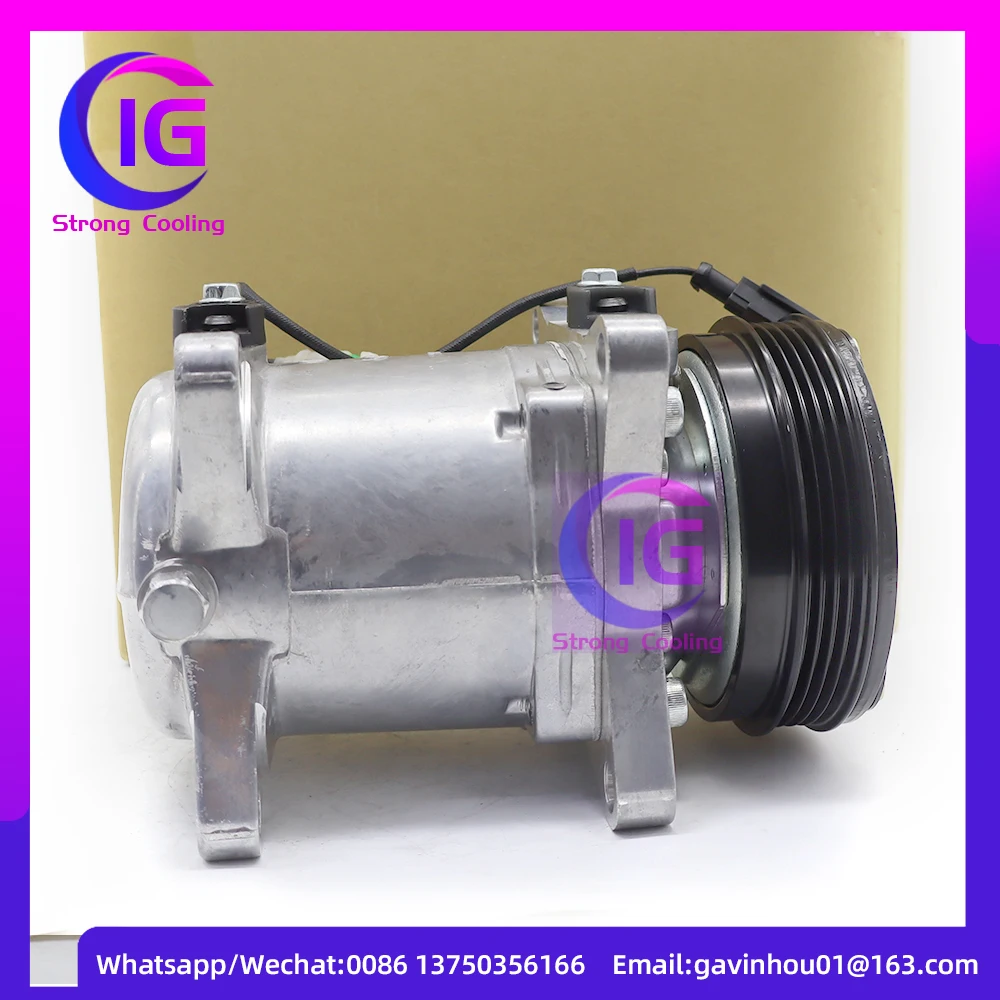 AC Compressor with Clutch For GREAT WALL V240 Petrol JSS14D401023 12V 4 Grooves